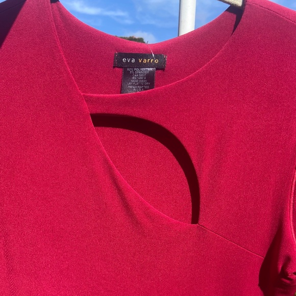 Eva Varro Red Dress - Picture 3 of 5